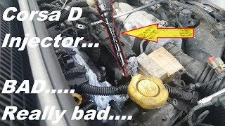 Corsa D 13 CDTi injector leaking removal and seal replacement Yes my Corsa broke down [upl. by Gaultiero]