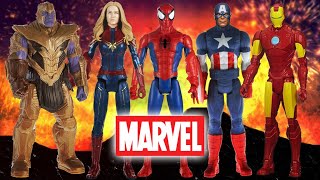 Marvel Superhelden Spiderman amp Co Abenteuer  Hasbro Marvel Actionfiguren  MeinSpielzeugmarkt [upl. by Eltsirk]