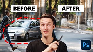 The EASIEST Way To Remove Objects In Photoshop [upl. by Glynas]