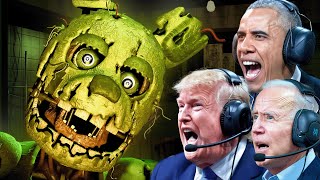 US Presidents Play Five Nights at Freddys 3 FNAF 3 FULL SERIES [upl. by Erbua]