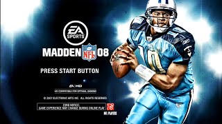 Madden NFL 08  Gameplay PS3 [upl. by Aehcsrop392]