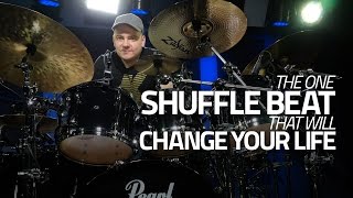 One Shuffle Drum Beat That Will Change Your Life  Drum Lesson DRUMEO [upl. by Ashling]