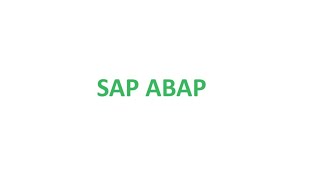 11 Introduction to SAP [upl. by Anelat]