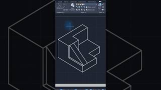 Improve Your Skills AutoCAD Isometric Drawing Exercises  CAD 🖥️⚙️ short trending autocad [upl. by Ahsikrats593]