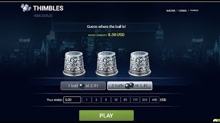 1xbet playing thimbles [upl. by Raines879]