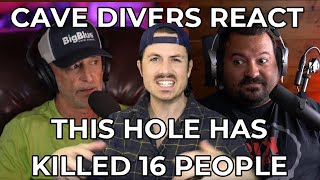 DIVERS REACT TO MR BALLENS STORY ABOUT HOLE THAT KILLED 16 PEOPLE [upl. by Ahsiet]