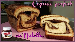 Cozonac PERFECT cu Nutella și nucă  Raluca Gheorghe [upl. by Ida699]