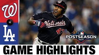 Howie Kendricks grand slam lifts Nationals to NLCS over Dodgers  NationalsDodgers MLB Highlights [upl. by Elysha]