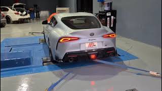 2020 Toyota supra Stage 2 440Hp Downpipe  Exhaust Sound [upl. by Laaspere]