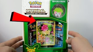 Pokemon Shaymin Mythical Collection Box Opening [upl. by Yarled]