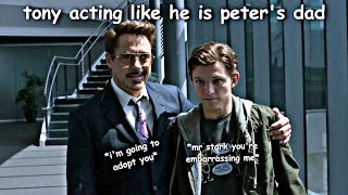 tony and peter being father and son [upl. by Schlenger]