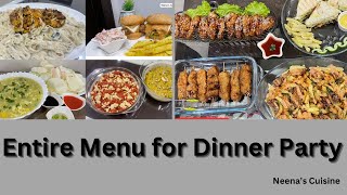 Entire Menu for Dawat  Winter Special  Recipes by Neena’s Cuisine [upl. by Aggappera]