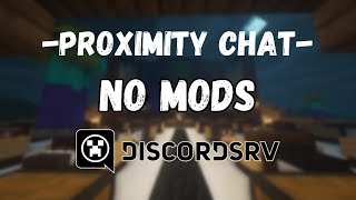 Proximity Chat WITHOUT MODS APPLY NOW Global SMP [upl. by Onaicnop]