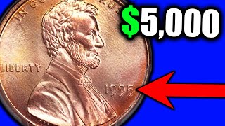 SUPER RARE 1995 PENNIES that are WORTH A LOT OF MONEY [upl. by Livesay308]