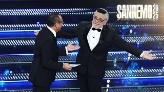 Sanremo 2025  Nino Frassica i veri dati dascolto del Festival [upl. by Ocin]