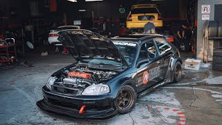 How To Build The ULTIMATE K24 Honda Civic EK Hatch  Mini Documentary [upl. by Assenay]