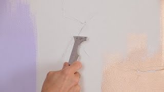 How to Fix Cracks in Old Walls  House Painting [upl. by Nele]