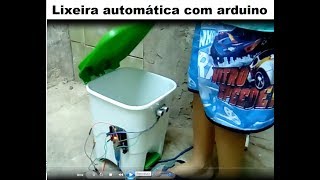 Lixeira automática com Arduíno tutorial [upl. by Kessler]