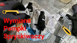 Audi A4A5Q5 B8  Wymiana pompki spryskiwaczaReplacing the washer pump DIY [upl. by Sivat]