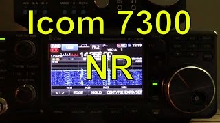 Icom 7300 Noise Reduction LIVE DEMO [upl. by Nana]