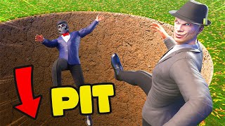 Giant Pit Vs Everyone In GTA5 RolePlay [upl. by Ahsinam]