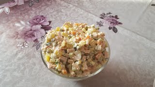 Leckerer Russischer Salat OlivierWintersalat [upl. by Stila55]