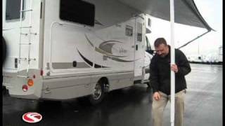 RV Tutorials How To Take Out amp Store An RV Awning [upl. by Delphina]