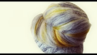 How To Make a Needle Felted Wool Feather [upl. by Azelea]