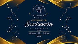 🎓Ceremonia de Graduación 🎓Facultad de medicina  UNACHI [upl. by Laubin]