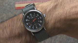 Timex Weekender SlipThru Strap Watch Review [upl. by Idnyl340]