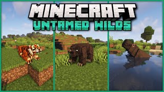 Untamed Wilds  Minecraft Mod Showcase  Lots of New Mobs amp Animals [upl. by Labotsirc]