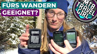 Wandern mit Fahrrad NaviGPS  Wahoo  Garmin  Bryton  MTBTravelGirl [upl. by Morgun]