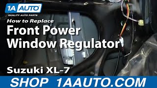 How to Replace Window Regulator 0206 Suzuki XL7 [upl. by Drooff]