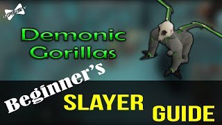 OSRS  Beginners Slayer Guide to Demonic Gorillas w 1 Hour Loot [upl. by Ellinet]