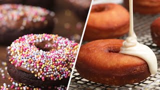 5 Delicious Donut Recipes To Warm Your Soul • Tasty [upl. by Terrye]