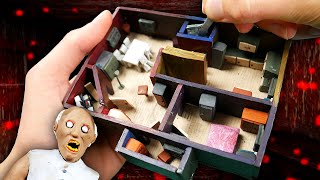 Making GrannyampGrandpa NEW Miniature House from GRANNY Chapter 2  2nd Floor in Polymer Clay [upl. by Mitran]