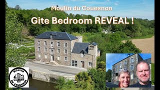 Moulin du Couesnon  The Gite Bedroom Reveal [upl. by Notgnimer]