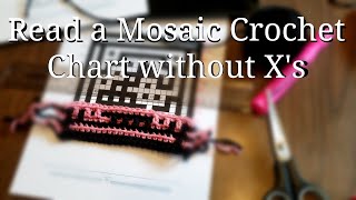 Read Mosaic Crochet Chart without Xs [upl. by Clifford403]