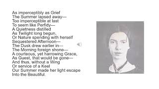 GCSE English Eduqas Poetry Analysis for As Imperceptibly as Grief by Emily Dickinson [upl. by Euqinahs520]