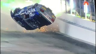 NASCAR Daytona Josh Berry flip [upl. by Esimehc]