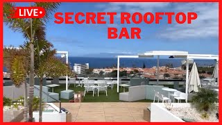 🔴LIVE SECRET ROOTOP BAR Callao Salvaje Tenerife Mynd Hotel amp Beachfront ☀️ Canary Islands [upl. by Nyltac]