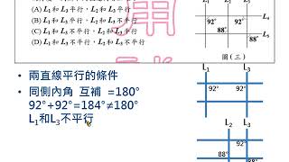 教育 106國中會考數學選擇題14圖三為平面上五條直線L1、L2、L3、L4、L5相交的情形 [upl. by Ibur]