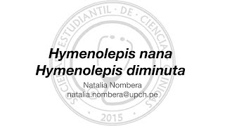 Hymenolepis nana  Hymenolepis diminuta [upl. by Nomael]