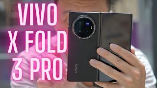 Vivo X Fold 3 Pro HandsOn The New Best Foldable Hardware [upl. by Longerich]