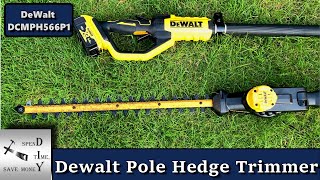 Dewalt 18v20v Pole Hedge Trimmer DCMPH566P1 Review [upl. by Eicul769]