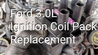 Ford 30L Ignition Coil Pack Replacement [upl. by Galateah906]