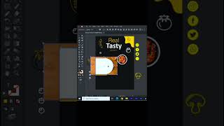 How to Design Restaurant Food Flyer Design in Adobe Illustrator [upl. by Ettenaj]