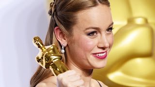 Brie Larson  Oscars Full Backstage Interview [upl. by Lerrad]