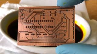 DIY PCB Toner Transfer No Heat amp Etching [upl. by Fianna901]