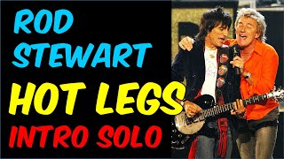 How to Play Hot Legs by Rod Stewart  Guitar Lesson Intro [upl. by Aynatan]